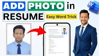 How to Add Photo in Resume in Mobile | Insert Picture in Word Resume Easily 📱