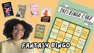 2025 fantasy bingo catch up reading vlog🐉