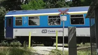 Železničn&iacute; přejezd Hos&iacute;n #2 (P6096) - 8.8.2023
