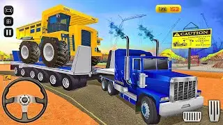 Cargo Truck Driving Simulator 3D - Construction Vehicles Transporter - Android Gameplay