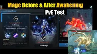 Darkness Rises Before & After Awakening Mage Comparison in PvE