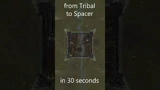 Rimworld Tribal to Spacer Timelapse