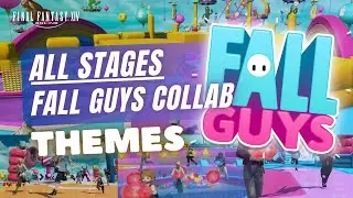FFXIV x Fall Guys 👑 - All 5 Stages Themes || Gameplay & Music Compilation || FFXIV