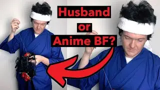I turned my Husband into my Anime Boyfriend | Making a Gojo Wakana Cosplay | Easy Quick 2 day build!