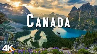 CANADA in 4K UHD | Relaxing Nature Scenery & Music for Deep Sleep