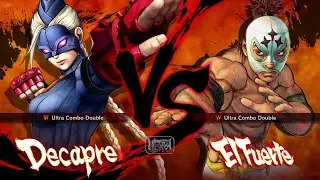 Ultra Street Fighter 4 - Decapre Vs El Fuerte [Hardest]
