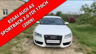 Essai Audi A5 Sportback 2009 2.0 TDI 170ch