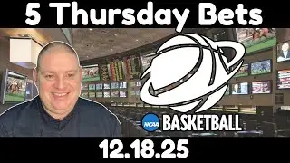 Thursday NCAA Basketball Picks - 12/18/25 l Craig Trapp NCAAB Betting Picks & Predictions