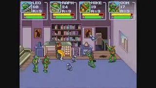 TMNT Rescue Palooza Knuckleheads full 4 player playthrough