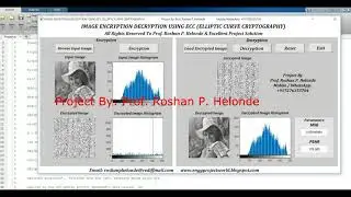 ECC Image Encryption & Decryption Using Matlab Project With Source Code Elliptic Curve Cryptography