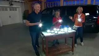 BrightEase Set of 4 Work Lights with Magnets with Magnet on QVC