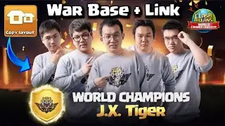 World Champions War Base With Link | J.X TIGER War Bases 2021