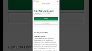 Ebay Hiring Risk Operations Agents #latesthiring #latestjobs2023 #dailyjobupdate #shorts #trending