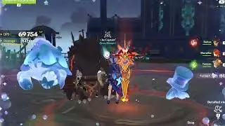 Furina Vaporize main dps build test 1 - genshin impact
