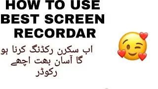 How to use best screen recorder for pubg call of duty free fire 🔥
