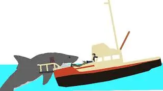 Quint's Death | Stick Nodes Jaws (1975)