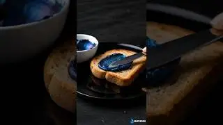 ASMR Spreading Ink Butter on toast #asmr #relaxing #satisfying #asmrsounds