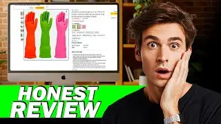 Rubber Dishwashing Gloves Review &ndash; Long Household Cleaning Gloves Honest Test