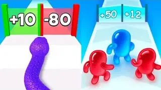 Snake Run Race VS Join Blob Clash 3D Max All Levels Gameplay Android,iOS NEW UPDATE
