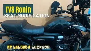 TVS Ronin 225, Seat Modification At- Lalbagh, Lucknow | Bucket Seat | REV IT WITH NAWAID