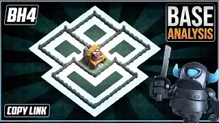 НОВЫЙ ЛУЧШИЙ ТРОФЕЙ BH4 [защита] База 2022!! Дизайн базы трофея Builder Hall 4 с копией ссылки - COC
