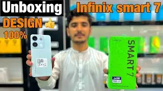 Infinix new model smart 7 unboxing sari bat design ki ha / #infinix #unboxingvideo