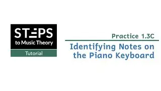Practice 1.3C. Identifying Notes on the Piano Keyboard