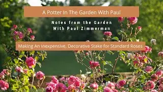 Decorative Standard Rose Stake for Under $10.