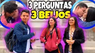 BEIJEI 2 AMIGAS COM 3 PERGUNTAS.|BEIJANDO DESCONHECIDAS|