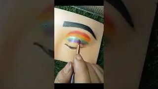 #shorts   eye shadow Rambo  and 🌨️ amazing different tutorial #Rambo🌈 cloud ☁️ colour full stylish
