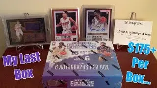 2017 Panini Contenders Draft Picks Basketball Hobby Box Break #2