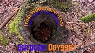 Irish Wilderness Area - First Solo Overnighter - Camping - Hiking - Bushcrafting - Part 1