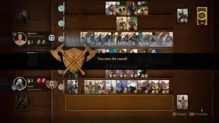 Witcher 3: Drawing my entire gwent deck