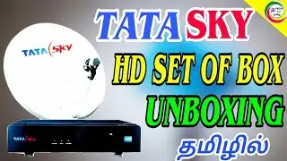 TATA SKY HD Set of box Unboxing || for Tamil || TECH TV TAMIL