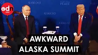 Awkward Moments You Missed From Trump and Putin&rsquo;s Alaska Summit