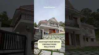 2600 SQFT NEW HOUSE FOR SALE IN PALA.#Pala #villa #forsale #newhouseforsale #home #kottayam