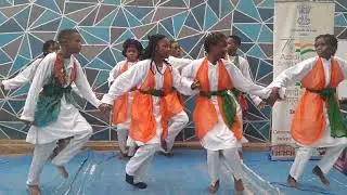 Jai Ho song performance by Angolan Students @donationdrive organized by IndianEmbassy #amritmahotsav