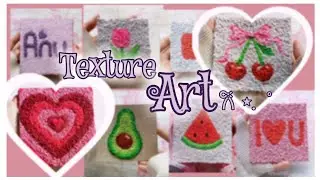 How to Make texture Painting using tissue 😱