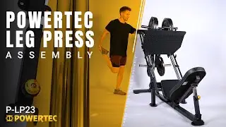 Powertec Leg Press |  P-LP23 Assembly Build | Official Video | 1000Lbs. Max Weight | Large Footplate