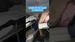 3e coch in train|3e train seat🚂#shorts#economy#trainjourney#explore#newcoch#train#trendingshorts