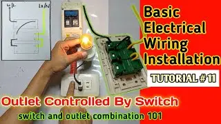 Pagwiring Ng Outlet Na May Switch Control | Tagalog ( Basic Electrical Wiring Installation )