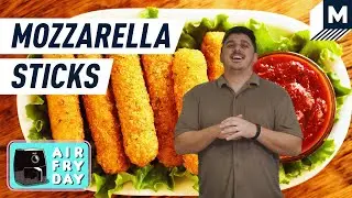 Easy Air Fryer Mozzarella Sticks Recipe | AirFryDay