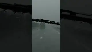 Heavy Rain on Expressway | Zero Visibility
