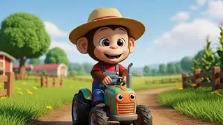 Happy Monkey Farm Life 🐵🚜 | Funny & Cute Story