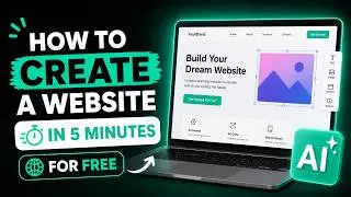 How To Create A Website in 5 Minutes For FREE | FREE AI Website Builder