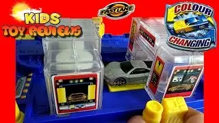 Fast Lane COLOUR CHANGE STATION car wash, unboxing & playtime! Fastlane Toy Cars!  Kids Toy Reviews
