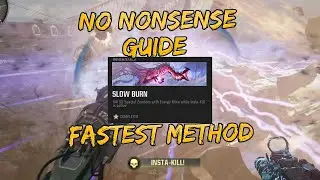 How To Unlock *SLOW BURN* Calling Card! (BO6 ZOMBIES)