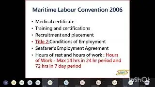 Maritime Labour Convention (MLC) 2006