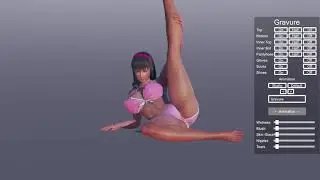 Dead or Alive Sexy Hitomi Boobs and Ass (Honey select 2)