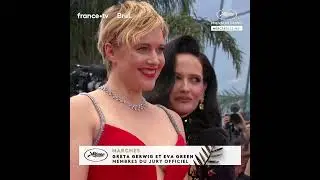 Greta Gerwig et Eva Green complices aux marches du Festival de Cannes !